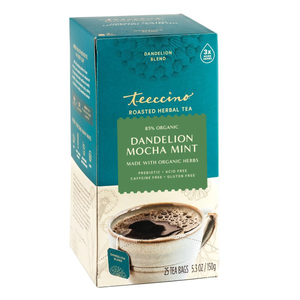 Dandelion Mocha Mint Roasted Herbal Tea Online Hot Sale