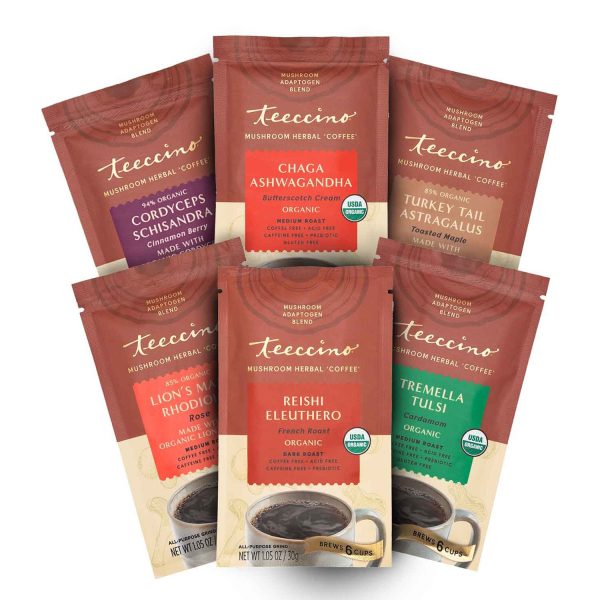 Mushroom Herbal Coffee Sampler on Sale