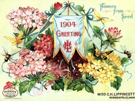 PDXC1550 -- Flower Seed Catalogs Fashion