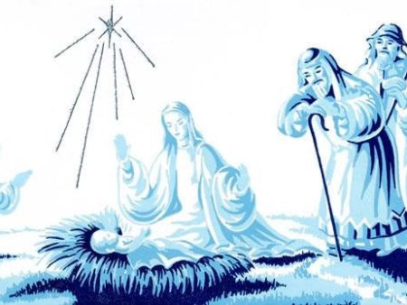 PDXC9963 -- Christmas Manger, Wise Men, Virgin Mary Hot on Sale