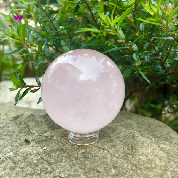 Rose Quartz Crystal Sphere Supply