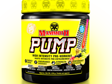 Mammoth Pump Pre-Workout Online now