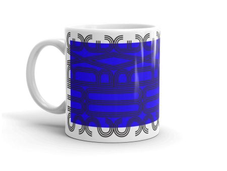 mug : MODERNE   primary blue on Sale