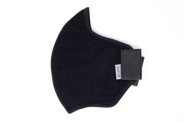 LONG 4 layer black ponti wool MASK on Sale