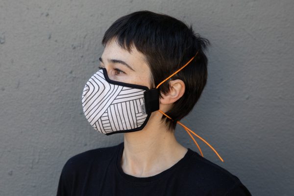 lines cotton MASK on Sale