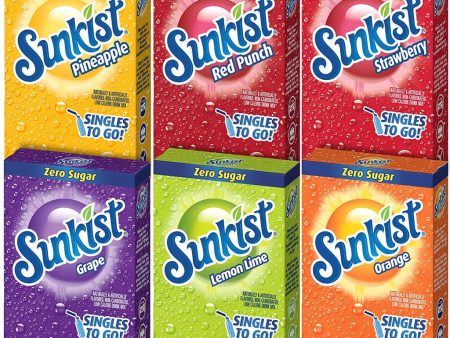 Zero Sugar Sunkist Drink Singles Online now