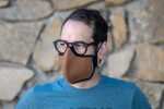 LONG duck cotton canvas MASK Online now