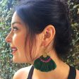 Hula Earrings - Emerald Green Online Hot Sale