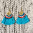 Hula Earrings - Turquoise Discount