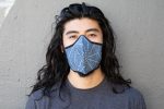 LONG Japanese Block Print cotton MASK Sale