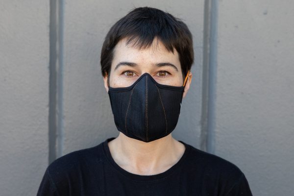 MIDNIGHT cotton denim MASK For Cheap