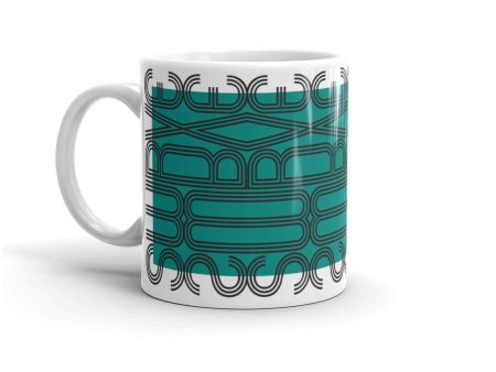 mug : MODERNE   teal green Sale