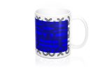 mug : MODERNE   primary blue on Sale