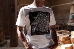 lightweight summertime DTLA block print t-shirt For Discount