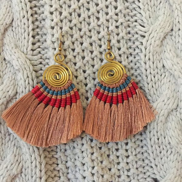 Hula Earrings - Nude Sale