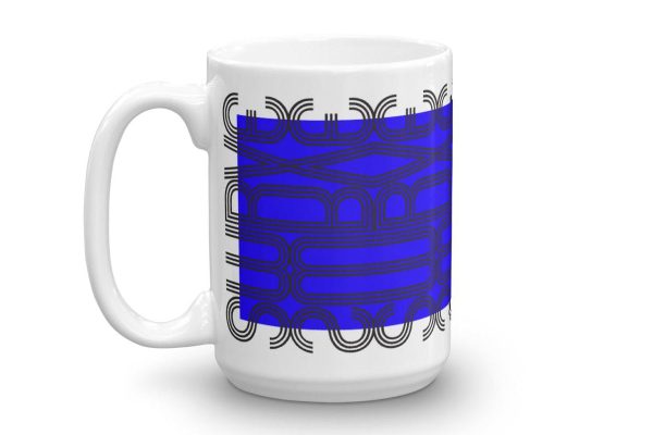 mug : MODERNE   primary blue on Sale