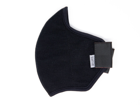 LONG 4 layer black ponti wool MASK on Sale