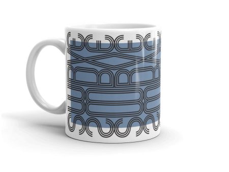 mug : MODERNE   steel blue Supply