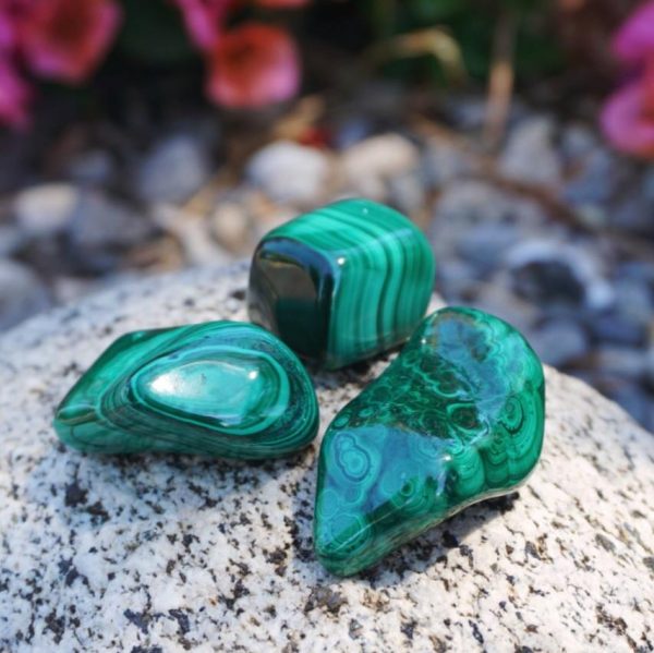 Malachite Tumble Stone For Sale