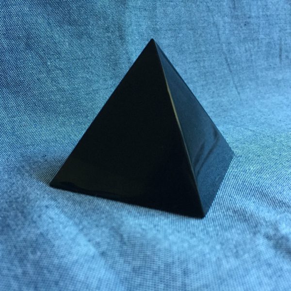 Black Obsidian Pyramid Hot on Sale