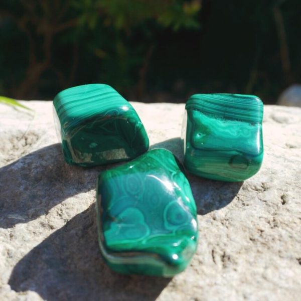 Malachite Tumble Stone For Sale